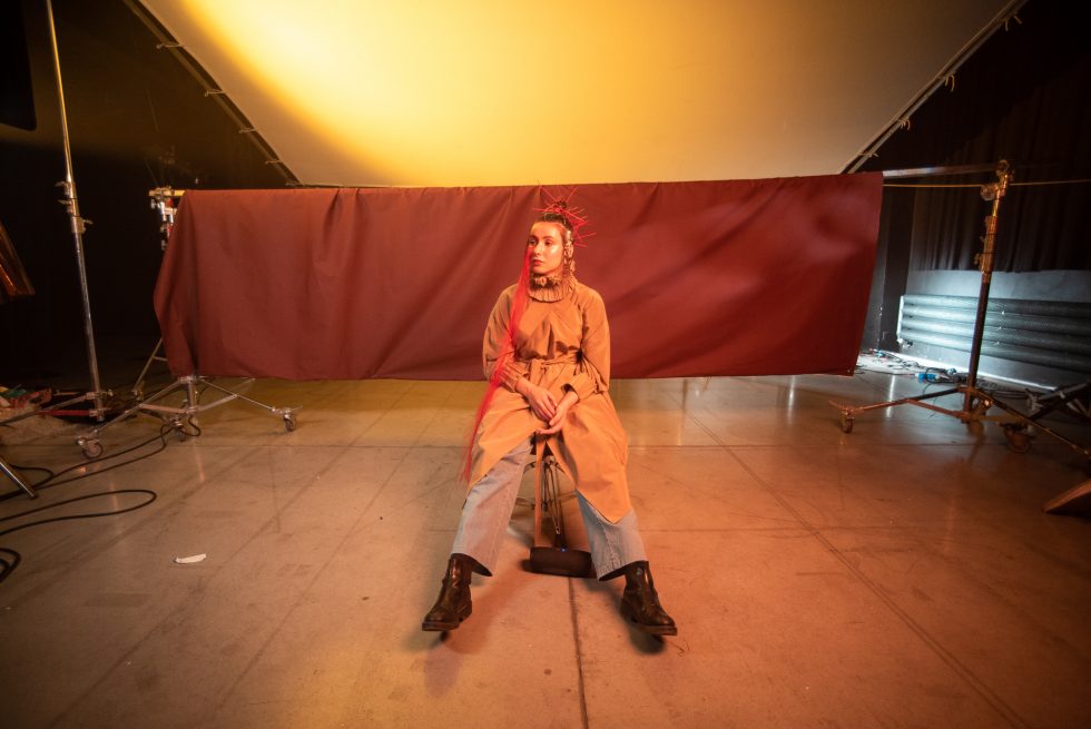 TERRA ON THE SET